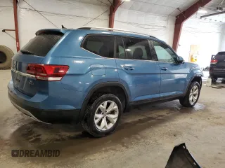 2019 Volkswagen Atlas SE z VIN 1V2UR2CA3KC566838, wystawiony jako Copart lot #53525575 z przebiegiem 60 914 mil mil oraz Szkoda całkowita • Salvage title. Historia ofert i sprzedaży dostępna na DreamBid. Obrazek 3.