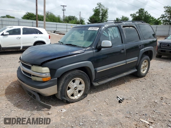 2002 Chevrolet Tahoe LT with VIN 1GNEC13Z52R303777, listed as a Copart auction lot 54942055 with 291,043 mi miles and Salvage title. Bid and sale history available at DreamBid. Image 1.