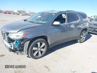 2018 Chevrolet Traverse LT Leather with VIN 1GNERHKW1JJ279473, listed as a IAAI auction lot 41151603 with 96,817 mi miles. Bid and sale history available at carsss.com. Image 2.