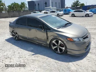 2007 Honda Civic Si z VIN 2HGFA55507H710127, wystawiony jako Copart lot #58890785 z przebiegiem 186 259 mil mil oraz Szkoda całkowita • Salvage title. Historia ofert i sprzedaży dostępna na DreamBid. Obrazek 4.