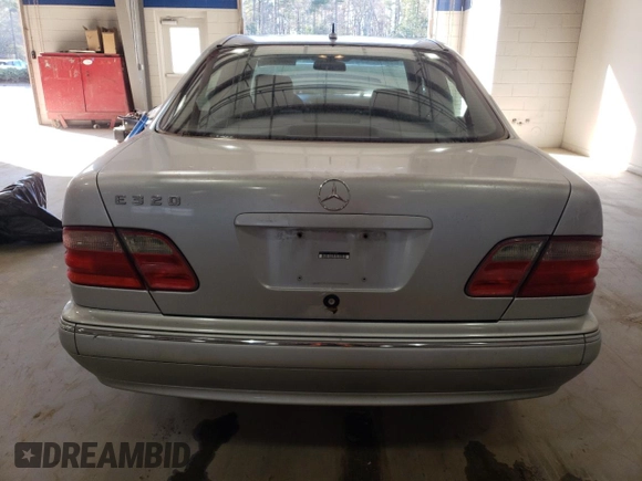2002 Mercedes-Benz E-Class with VIN WDBJF65J12B499887, listed as a Copart auction lot 48708375 with 194,556 mi miles and Salvage Title. Bid and sale history available at carsss.com. Image 6.