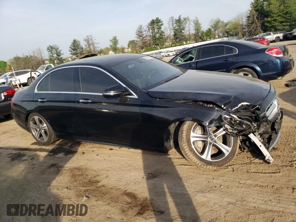 2020 Mercedes-Benz E 350 with VIN WDDZF8EBXLA734339, listed as a Copart auction lot 53854785 with 69,534 mi miles and Salvage Title. Bid and sale history available at DreamBid. Image 4.