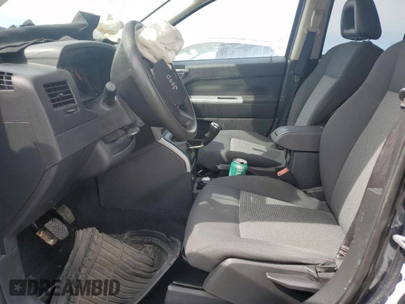 2008 Jeep Compass Sport with VIN 1J8FT47W98D732241, listed as a Copart auction lot 50194295 with Not Provided miles and Salvage Title. Bid and sale history available at carsss.com. Image 7.