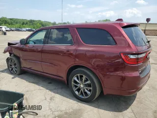 2018 Dodge Durango GT with VIN 1C4RDJDG9JC395675, listed as a Copart auction lot 59789235 with 65,270 mi miles and Salvage title. Bid and sale history available at DreamBid. Image 2.