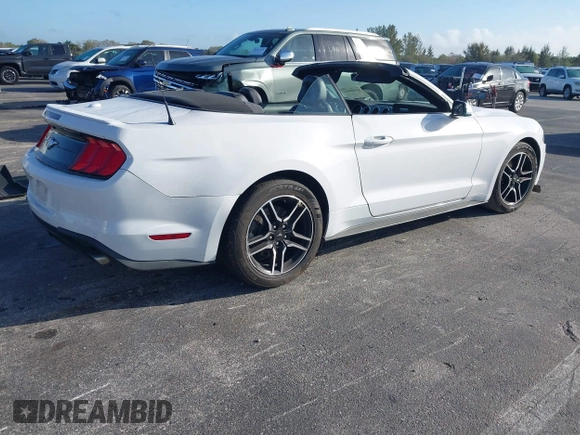 2021 Ford Mustang EcoBoost with VIN 1FATP8UH9M5104301, listed as a IAAI auction lot 41588511 with 95,414 mi miles and . Bid and sale history available at carsss.com. Image 4.