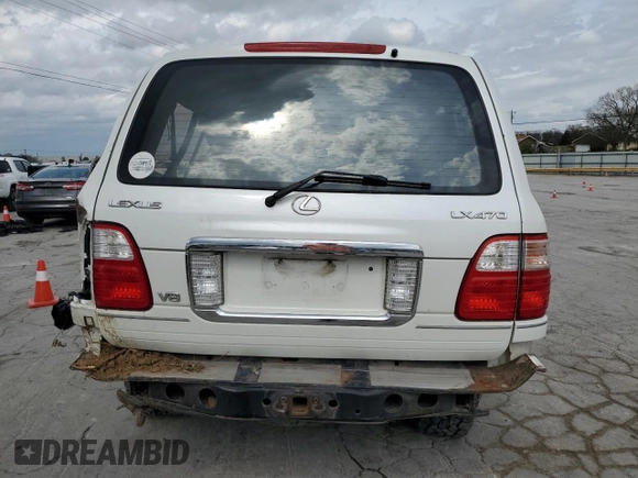 2003 Lexus LX with VIN JTJHT00W533533590, listed as a Copart auction lot 51649355 with 266,680 mi miles and Non Repairable. Bid and sale history available at carsss.com. Image 6.