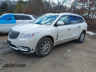 2015 Buick Enclave Leather with VIN 5GAKVBKD1FJ333995, listed as a IAAI auction lot 41684549 with 216,145 mi miles and . Bid and sale history available at carsss.com. Image 17.