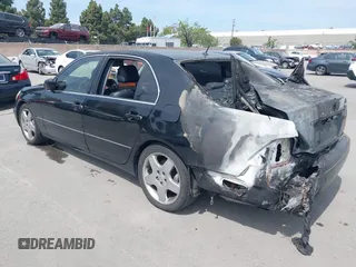2004 Lexus LS 430 with VIN JTHBN36F740150599, listed as a IAAI auction lot 42056041 with 279,382 mi miles and . Bid and sale history available at DreamBid. Image 3.