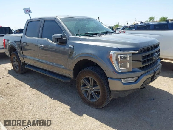 2023 Ford F-150 XL with VIN 1FTFW1E83PFB07063, listed as a IAAI auction lot 41945432 with 100,863 mi miles. Bid and sale history available at carsss.com. Image 1.