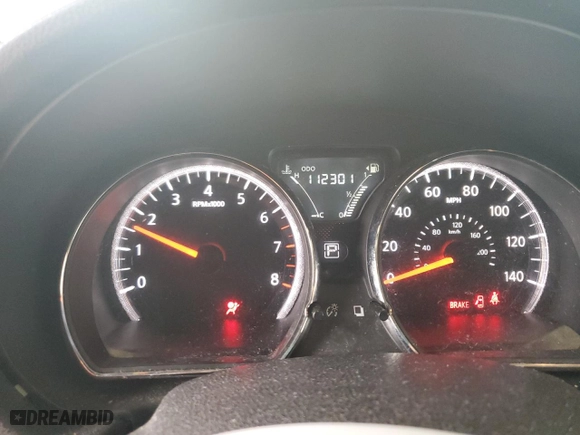 2015 Nissan Versa SV with VIN 3N1CN7AP1FL955679, listed as a Copart auction lot 47867555 with 112,301 mi miles and Salvage Title. Bid and sale history available at carsss.com. Image 9.