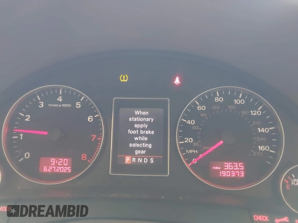 2008 Audi A4 2.0T with VIN WAUDF78E48A076493, listed as a IAAI auction lot 42588126 with 190,373 mi miles and . Bid and sale history available at DreamBid. Image 7.