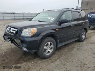 2008 Honda Pilot EX with VIN 5FNYF18498B029962, listed as a Copart auction lot 47595685 with 230,625 mi miles and Salvage Title. Bid and sale history available at carsss.com. Image 1.