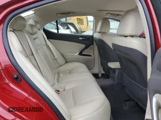 2012 Lexus IS 350 z VIN JTHCE5C26C5002981, wystawiony jako Copart lot #58119135 z przebiegiem Nie podano mil oraz Szkoda całkowita • Salvage title. Historia ofert i sprzedaży dostępna na DreamBid. Obrazek 10.