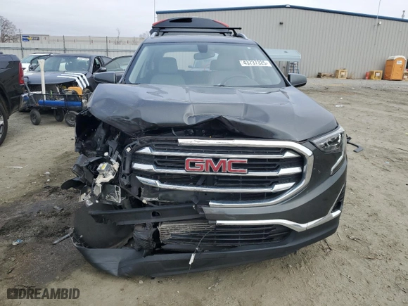 2019 GMC Terrain SLT with VIN 3GKALPEV7KL143675, listed as a Copart auction lot 43737325 with 85,738 mi miles and Salvage Title. Bid and sale history available at carsss.com. Image 5.