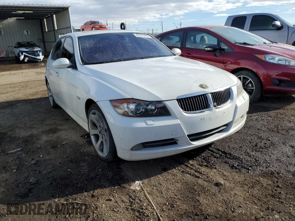 2006 BMW 3 Series 330xi with VIN WBAVD33556KV67236, listed as a Copart auction lot 42151415 with 0 mi miles and Salvage Title. Bid and sale history available at carsss.com. Image 4.