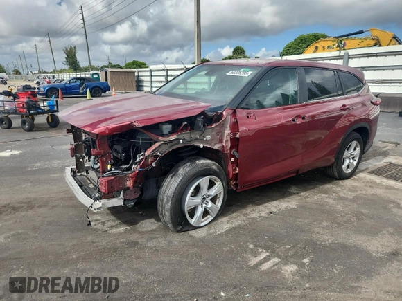 2023 Toyota Highlander L с VIN 5TDKDRAH8PS024804, выставлен на аукционе Copart как лот 60205295 с пробегом 19 957 миль миль и Списание • Salvage title. История ставок и продаж доступна на DreamBid. Изображение 1.