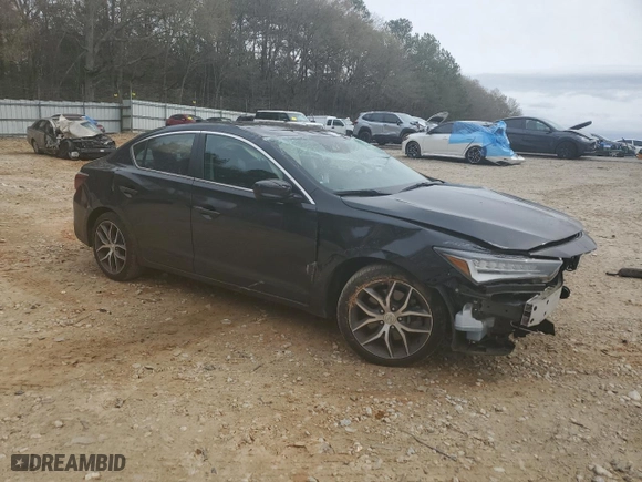 2021 Acura ILX w/Premium Package with VIN 19UDE2F72MA009643, listed as a Copart auction lot 50046975 with 26,044 mi miles and Salvage Title. Bid and sale history available at carsss.com. Image 4.