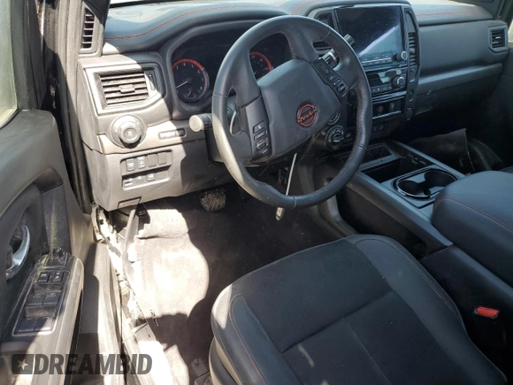 2023 Nissan Titan SV with VIN 1N6AA1ED8PN110324, listed as a Copart auction lot 74601384 with 11,997 mi miles and Non repairable. Bid and sale history available at DreamBid. Image 8.
