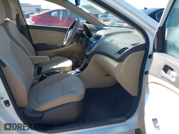2012 Hyundai Accent GLS with VIN KMHCT4AE9CU254224, listed as a IAAI auction lot 41964055 with 86,501 mi miles. Bid and sale history available at carsss.com. Image 5.