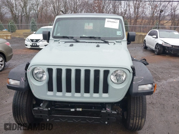 2023 Jeep Wrangler Sport S with VIN 1C4HJXDN5PW609316, listed as a IAAI auction lot 40960863 with 15,614 mi miles and . Bid and sale history available at DreamBid. Image 12.