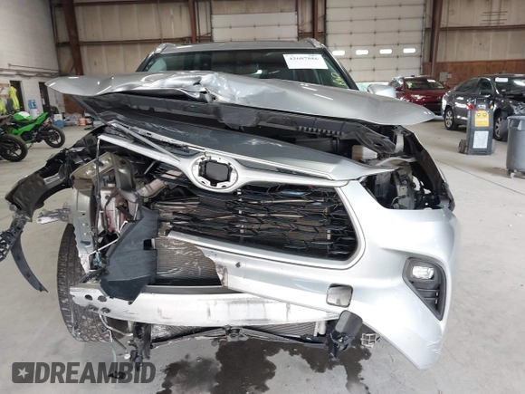 2023 Toyota Highlander L with VIN 5TDKDRBH4PS012227, listed as a IAAI auction lot 42607886 with 42,091 mi miles and . Bid and sale history available at DreamBid. Image 6.