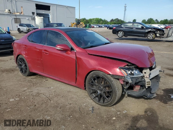 2010 Lexus IS 350 with VIN JTHBE5C23A5024638, listed as a Copart auction lot 55422695 with 175,319 mi miles and Clean Title. Bid and sale history available at DreamBid. Image 4.