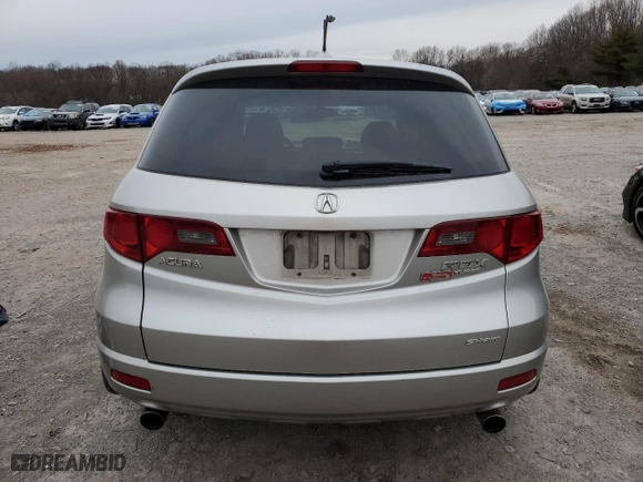 2009 Acura RDX with VIN 5J8TB182X9A003824, listed as a Copart auction lot 43548985 with 182,107 mi miles and Salvage Title. Bid and sale history available at carsss.com. Image 6.