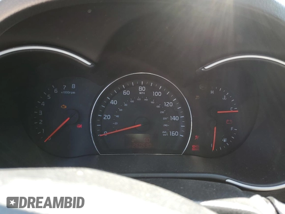 2014 Kia Sorento LX with VIN 5XYKT4A67EG428336, listed as a Copart auction lot 53906355 with 260,530 mi miles and Clean Title. Bid and sale history available at carsss.com. Image 9.