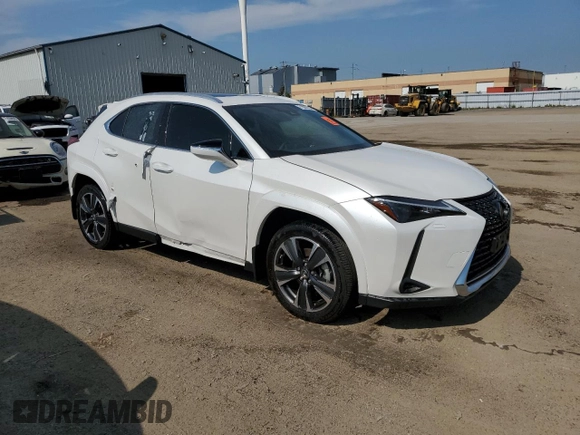 2024 Lexus UX 250h Premium z VIN JTHP9JBH4R2075099, wystawiony jako Copart lot #71929734 z przebiegiem 9 322 mil mil oraz Szkoda całkowita • Salvage title. Historia ofert i sprzedaży dostępna na DreamBid. Obrazek 4.
