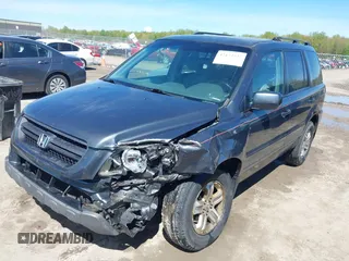 2005 Honda Pilot EX-L with VIN 2HKYF18625H515771, listed as a IAAI auction lot 42152527 with 293,380 mi miles and . Bid and sale history available at DreamBid. Image 6.