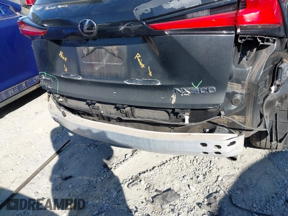 2018 Lexus NX with VIN JTJYARBZ1J2095980, listed as a IAAI auction lot 41638008 with 117,354 mi miles. Bid and sale history available at carsss.com. Image 22.