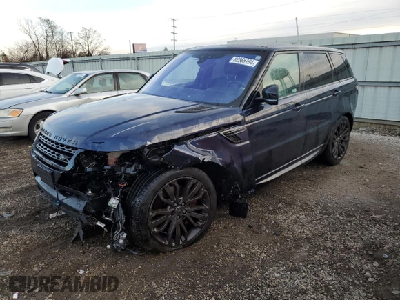 2017 Land Rover Range Rover Sport HSE Dynamic with VIN SALWV2FV1HA175625, listed as a Copart auction lot 82365164 with 88,199 mi miles and Salvage title. Bid and sale history available at DreamBid. Image 1.