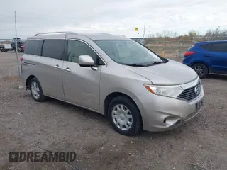 2012 Nissan Quest SL with VIN JN8AE2KP3C9041495, listed as a IAAI auction lot 40862428 with 204,371 mi miles. Bid and sale history available at carsss.com. Image 1.