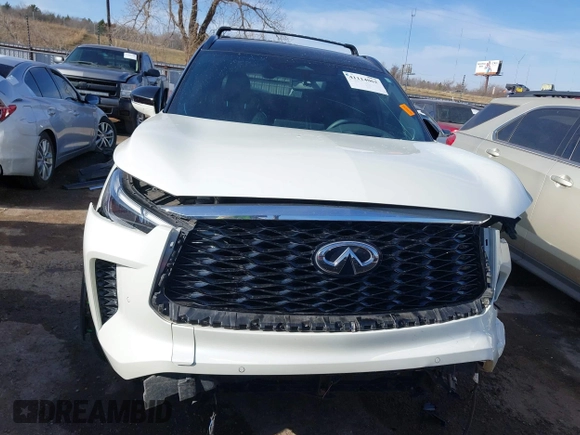 2023 Infiniti QX60 Autograph z VIN 5N1DL1HU3PC350846, wystawiony jako IAAI lot #41114062 z przebiegiem 34 353 mil mil oraz . Historia ofert i sprzedaży dostępna na DreamBid. Obrazek 13.