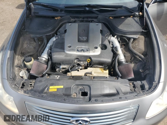 2007 Infiniti G35 with VIN JNKBV61F27M817083, listed as a Copart auction lot 54316065 with 217,079 mi miles and Clean Title. Bid and sale history available at DreamBid. Image 11.