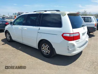 2007 Honda Odyssey EX with VIN 5FNRL38487B075936, listed as a IAAI auction lot 42052061 with 188,279 mi miles and . Bid and sale history available at DreamBid. Image 3.