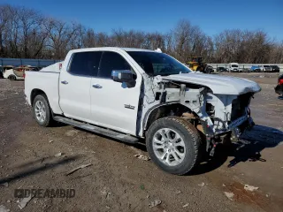 2023 Chevrolet Silverado 1500 LTZ with VIN 2GCUDGEDXP1107968, listed as a Copart auction lot 88085805 with 12,684 mi miles and Salvage Title. Bid and sale history available at carsss.com. Image 4.