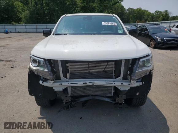 2021 Chevrolet Colorado 4WD Z71 with VIN 1GCGTDENXM1157360, listed as a Copart auction lot 59585985 with 53,156 mi miles and Salvage title. Bid and sale history available at DreamBid. Image 5.