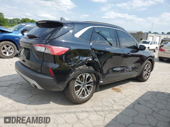 2021 Ford Escape SEL with VIN 1FMCU0H66MUA70235, listed as a Copart auction lot 56652395 with 48,766 mi miles and Salvage title. Bid and sale history available at DreamBid. Image 3.