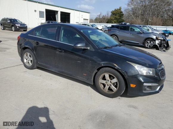 2015 Chevrolet Cruze LT with VIN 1G1PC5SB2F7194881, listed as a Copart auction lot 47520165 with 115,084 mi miles and Salvage Title. Bid and sale history available at carsss.com. Image 4.