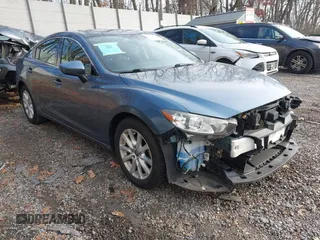 2015 Mazda 6 i Sport with VIN JM1GJ1U54F1193781, listed as a IAAI auction lot 40891523 with 95,196 mi miles. Bid and sale history available at carsss.com. Image 1.