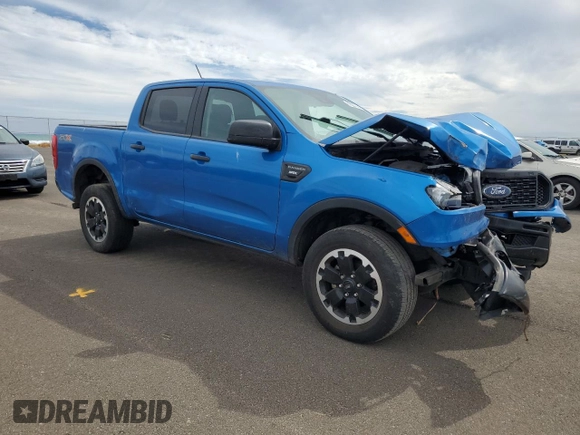 2021 Ford Ranger XL with VIN 1FTER4EH2MLD24086, listed as a Copart auction lot 65487684 with 32,069 mi miles and Salvage Title. Bid and sale history available at carsss.com. Image 4.