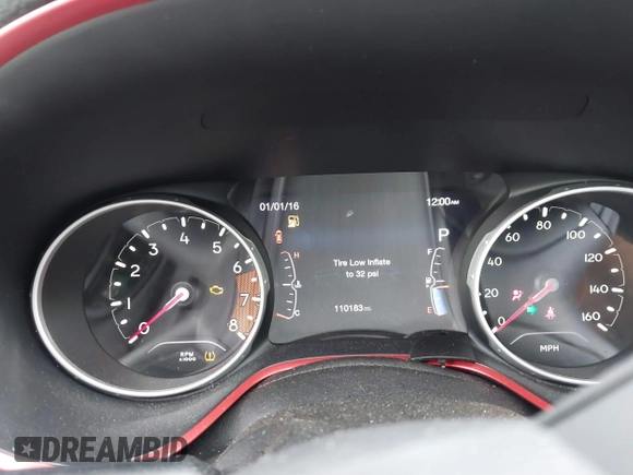 2017 Jeep Compass Trailhawk с VIN 3C4NJDDB7HT667569, выставлен на аукционе IAAI как лот 39922470 с пробегом 110 183 миль миль и . История ставок и продаж доступна на DreamBid. Изображение 7.
