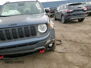 2023 Jeep Renegade Trailhawk with VIN ZACNJDC13PPP73433, listed as a Copart auction lot 44971695 with 13,515 mi miles and Salvage title. Bid and sale history available at DreamBid. Image 12.