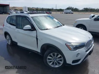2017 BMW X3 sDrive28i with VIN 5UXWZ7C30H0V94646, listed as a IAAI auction lot 41726172 with 97,059 mi miles. Bid and sale history available at carsss.com. Image 1.