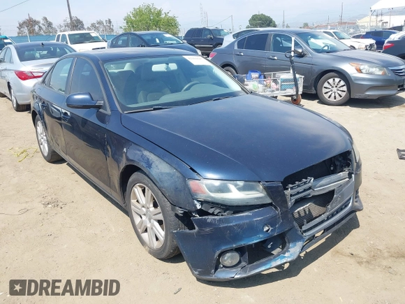 2010 Audi A4 Premium с VIN WAUAFAFL5AN029618, выставлен на аукционе IAAI как лот 42161647 с пробегом 184 028 миль миль и . История ставок и продаж доступна на DreamBid. Изображение 1.