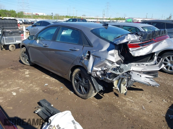 2023 Hyundai Elantra SEL with VIN KMHLM4AG6PU604588, listed as a IAAI auction lot 42045957 with 11,511 mi miles and . Bid and sale history available at DreamBid. Image 3.