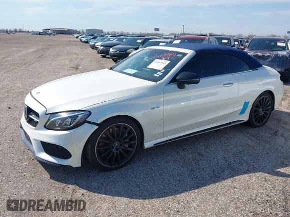 2018 Mercedes-Benz C 43 AMG with VIN WDDWK6EBXJF654008, listed as a IAAI auction lot 41403965 with 80,280 mi miles and . Bid and sale history available at DreamBid. Image 2.