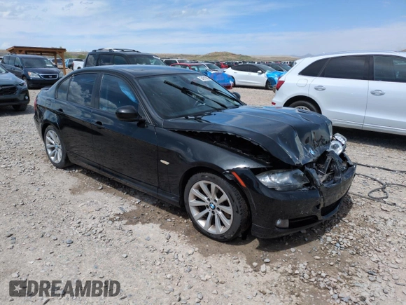 2011 BMW 3 Series 328i with VIN WBAPH7C55BE676163, listed as a Copart auction lot 54513905 with 139,618 mi miles and Salvage Title. Bid and sale history available at DreamBid. Image 4.