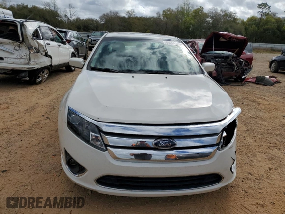 2010 Ford Fusion SEL with VIN 3FAHP0JG2AR238479, listed as a Copart auction lot 49634325 with 122,940 mi miles and Salvage Title. Bid and sale history available at carsss.com. Image 5.